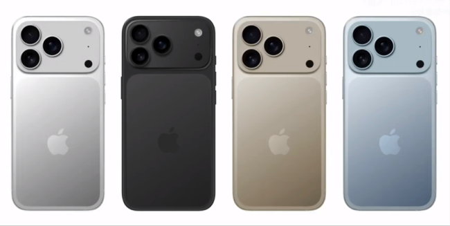 iPhone 17配置大曝光 轻薄Air成亮点